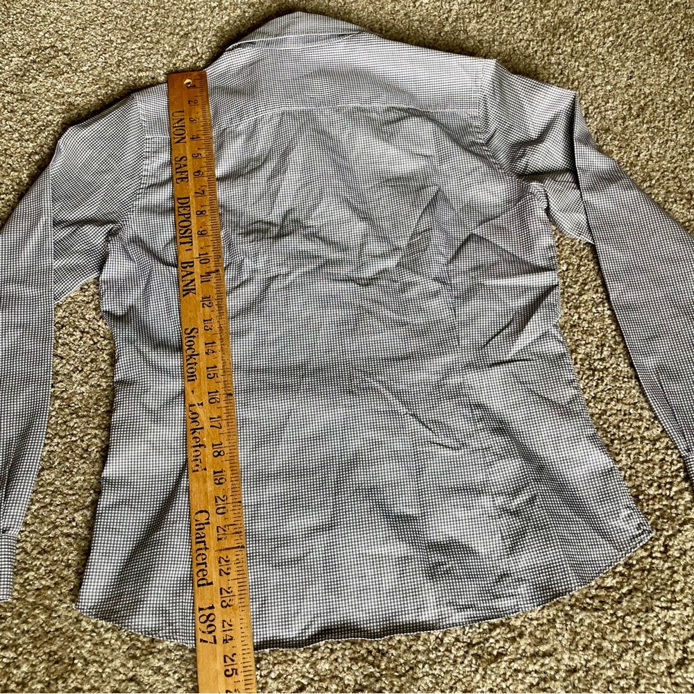 Robert Talbott Gray Button Down Shirt - image 6